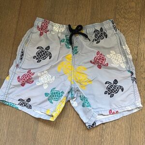 Vilebrequin Turtle Print Swim Trunks 10 ANS